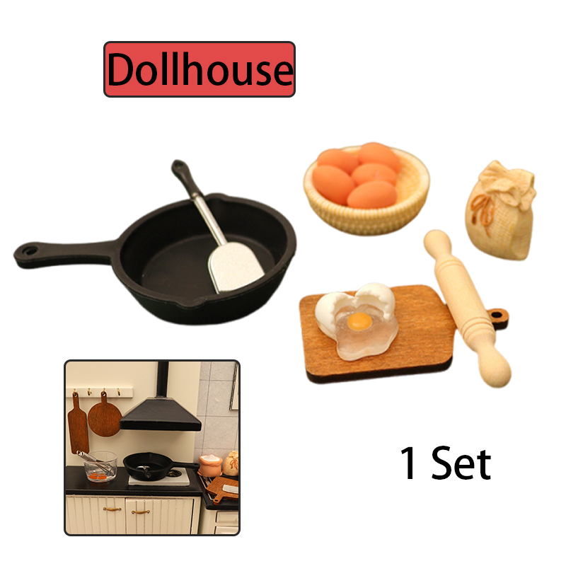 Kitchen And Baking - 1/12 Dollhouse Miniature Kitchenware Kit Model