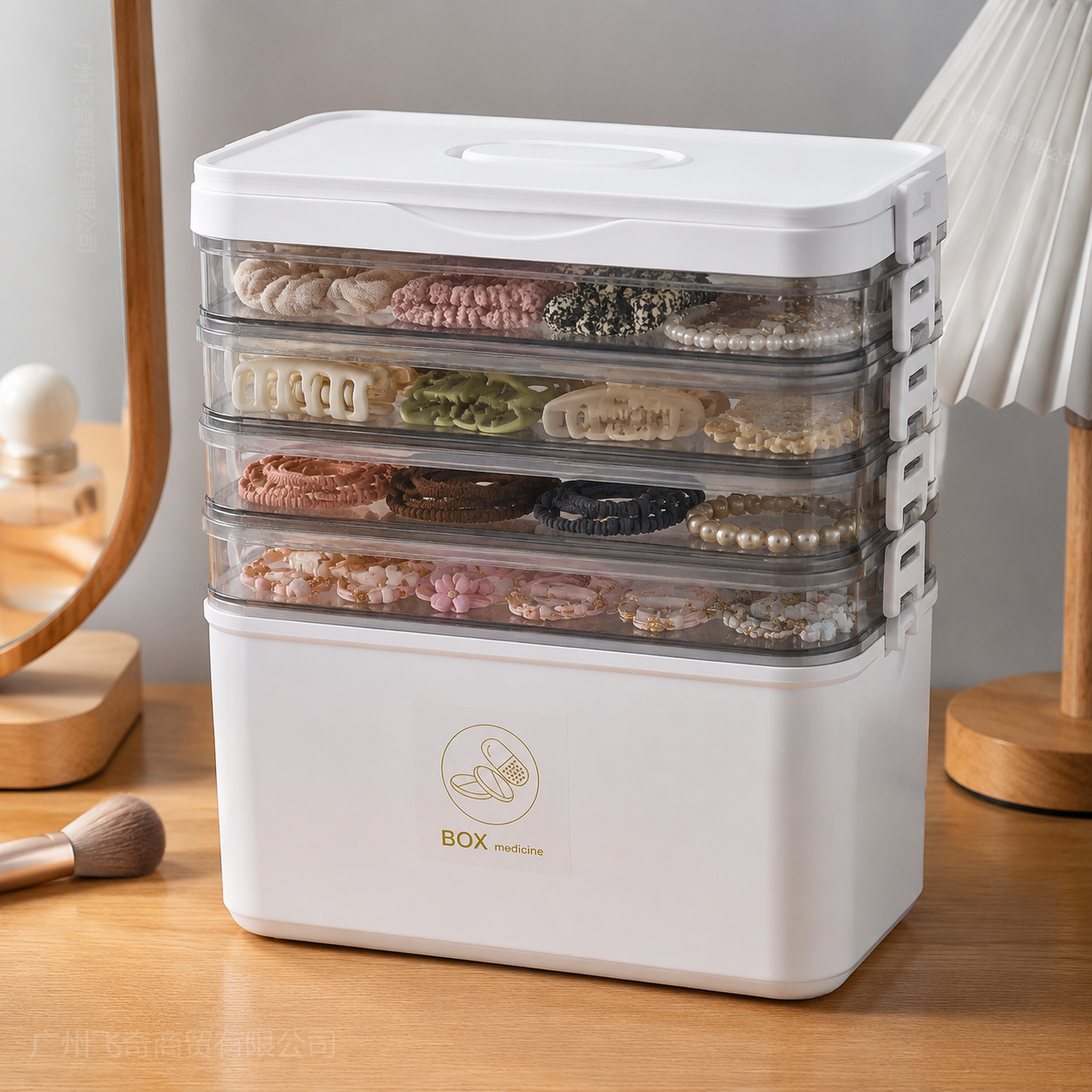 Kitchen Zo - YX Large-Capacity Multi-Tier Stackable Storage Box