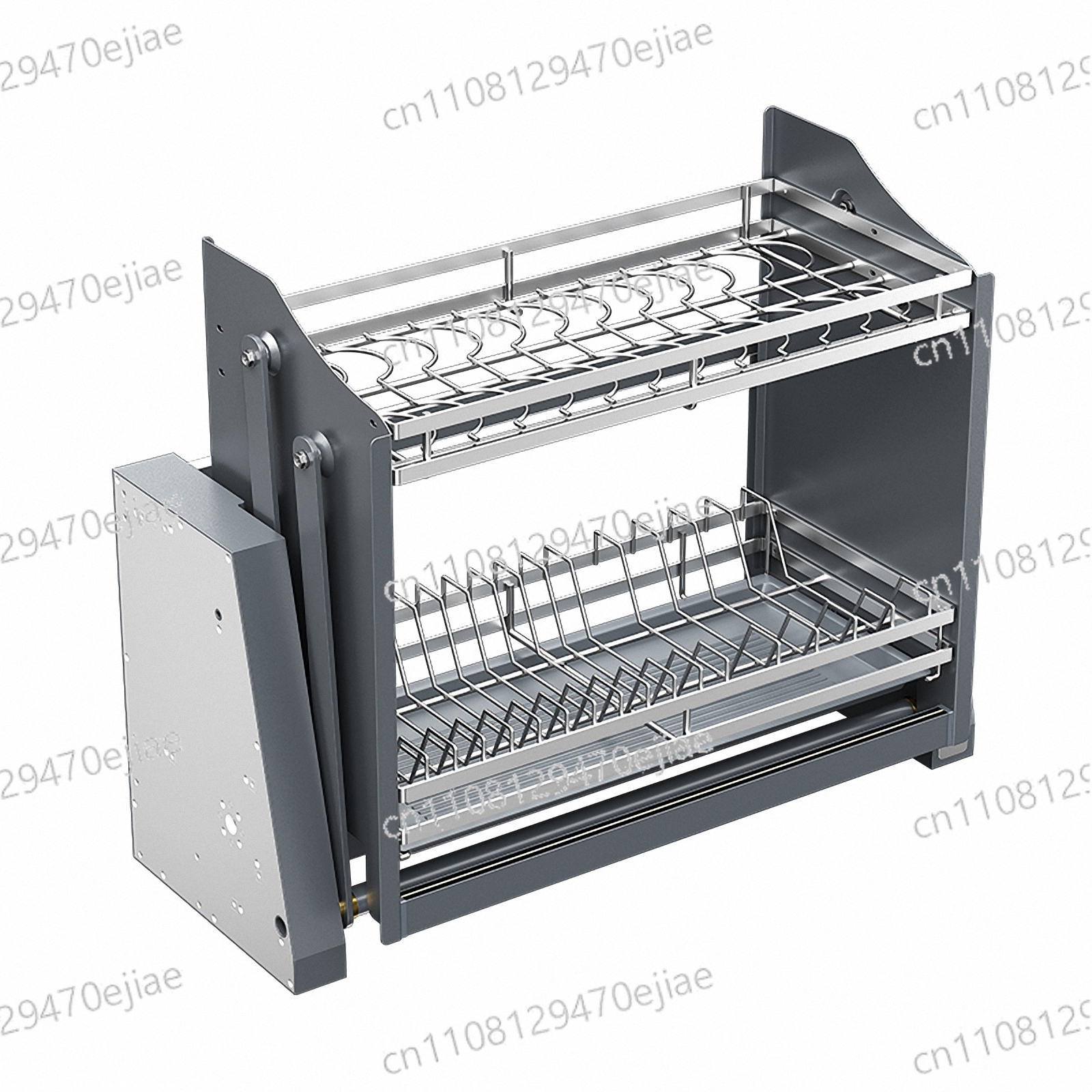 Kitchen Zo - AngelParticle Smart Pull-Down Dish Rack –