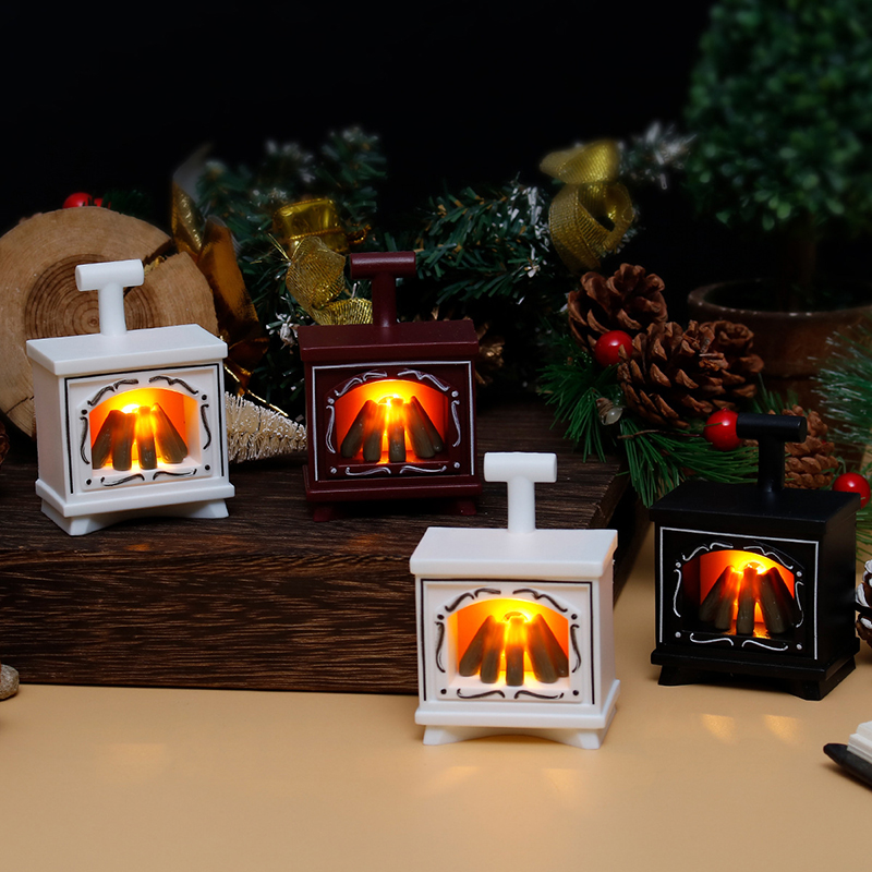 Dollhouse Miniature Fireplace  - Kitchen Queen 评论和价格
