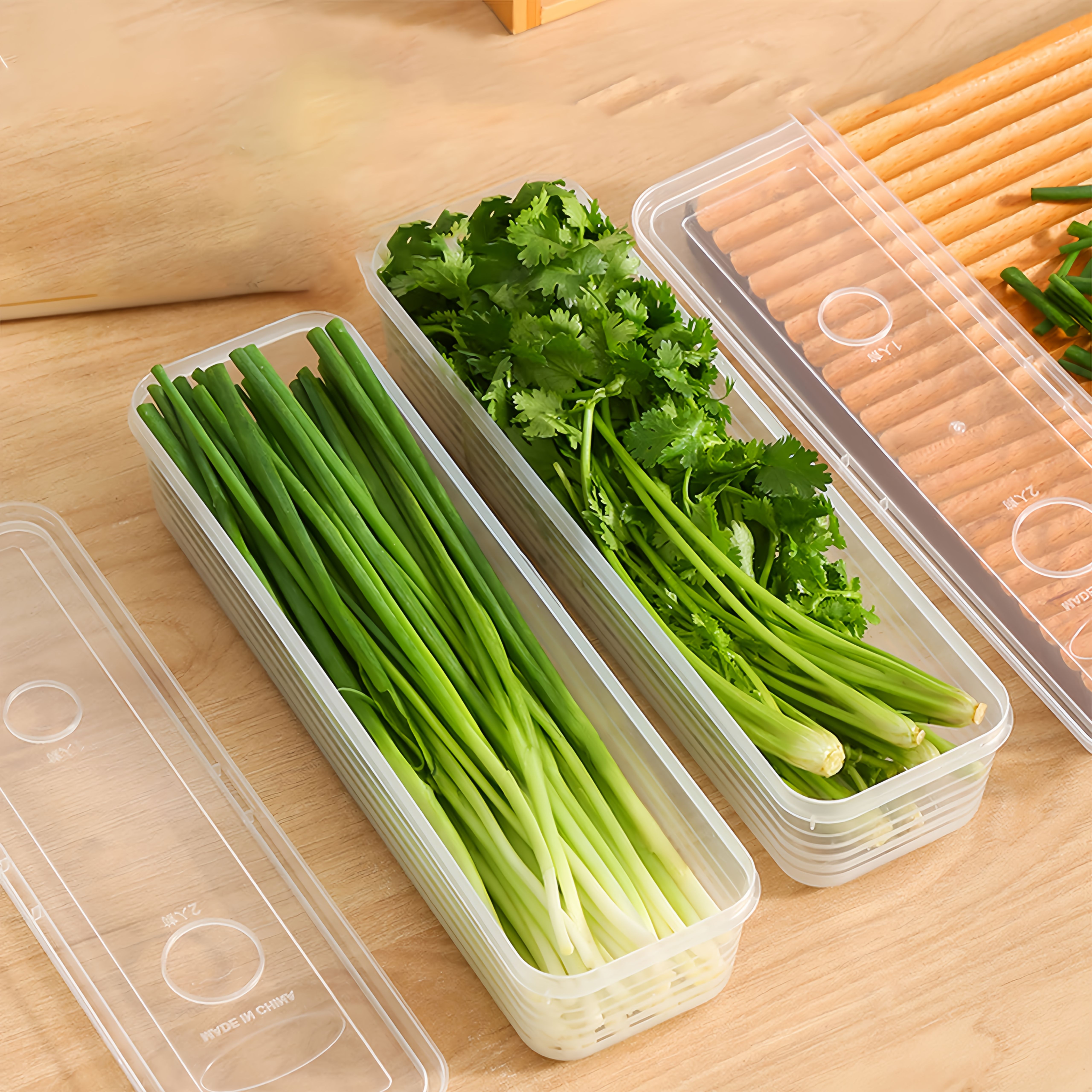2/4/6pcs Food Vegetable Storag - Kitchen Zo 评论和价格