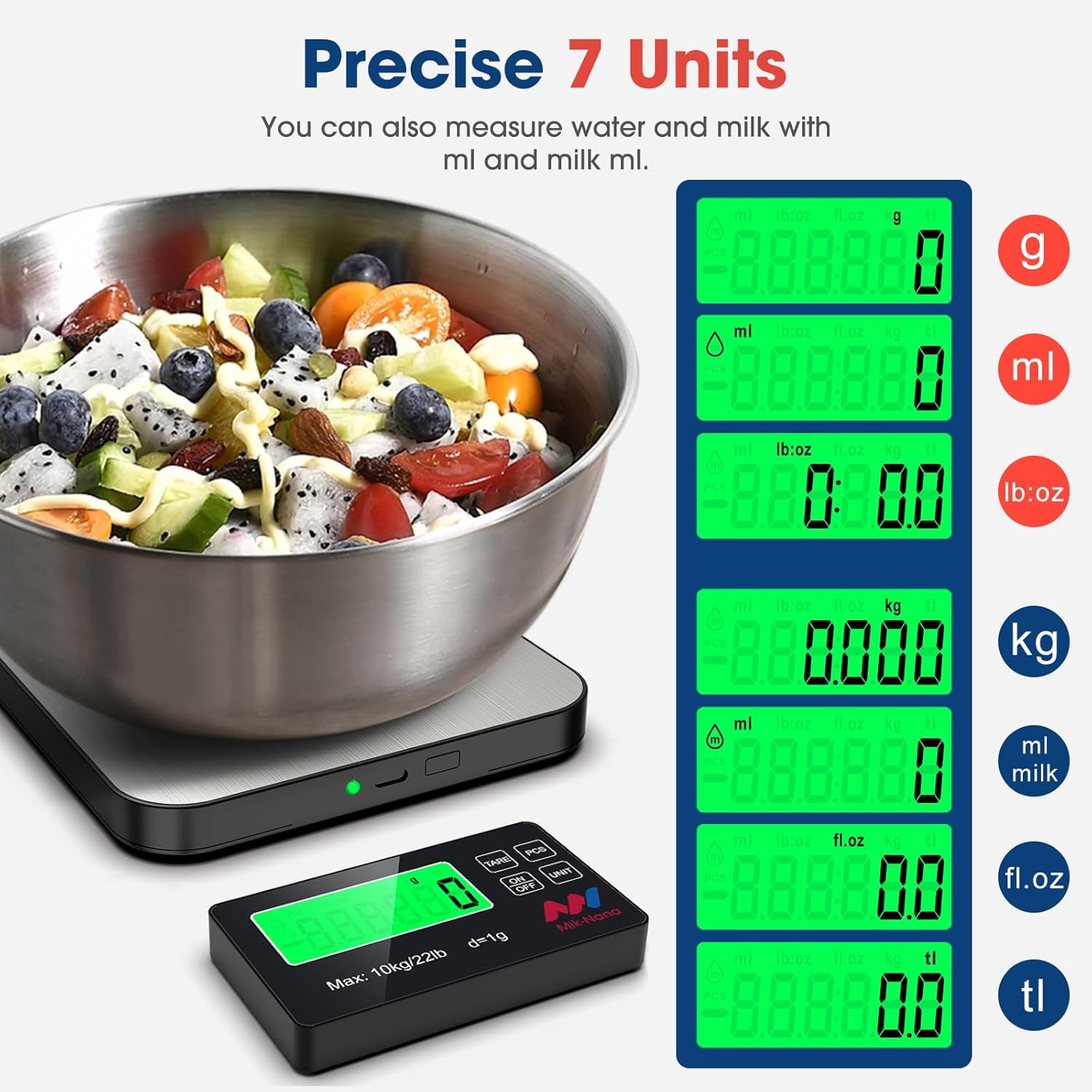 22lb Digital Kitchen Scale wit - Kitchen And Baking 评论和价格