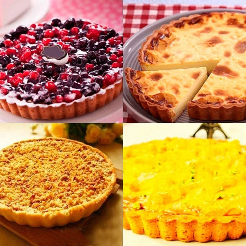 30cm Non-Stick Tart Quiche Fla - Tart Pan Loose 评论和价格