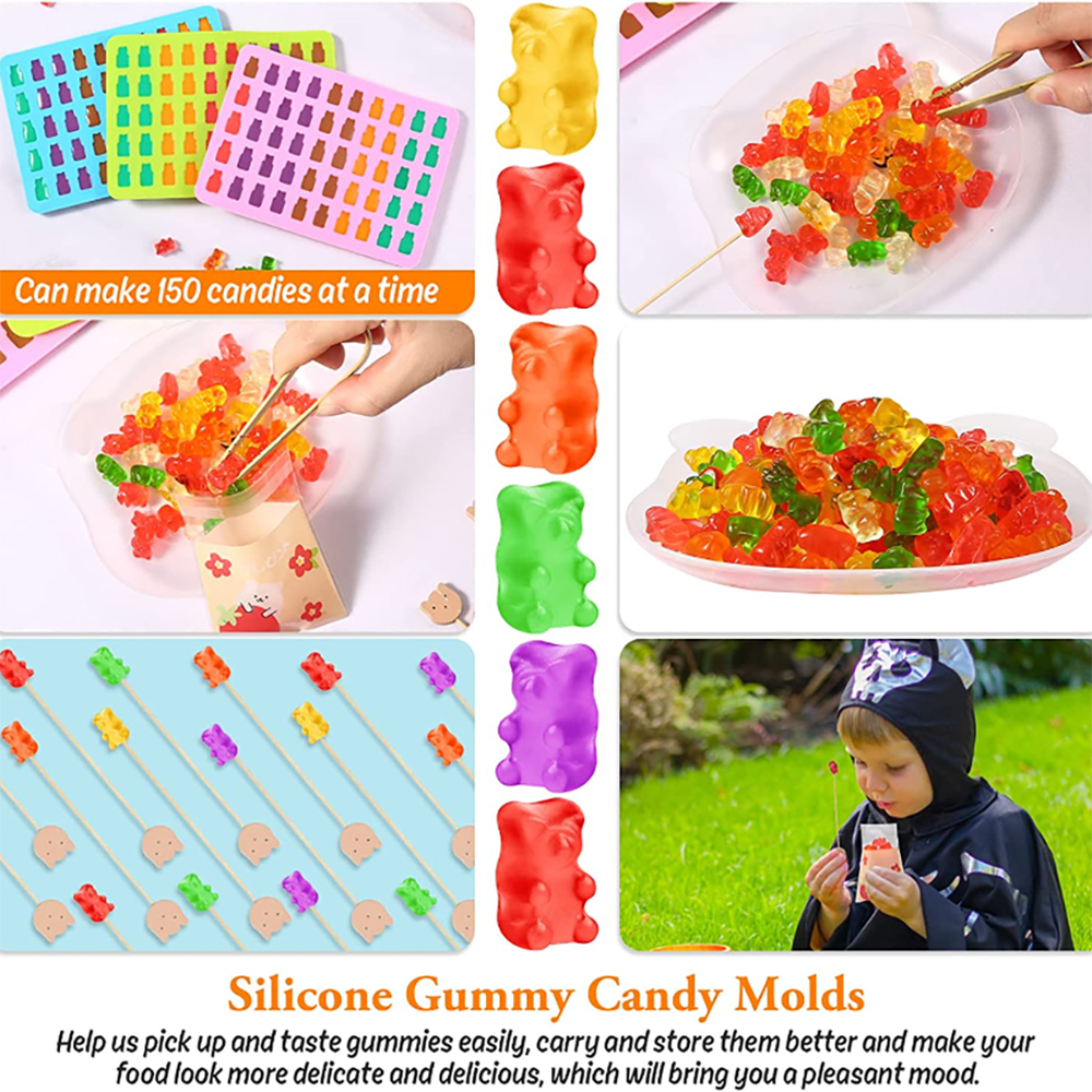 50Grids Gummy Bear Mold Silico - Kitchen Appliances For Baking 评论和价格