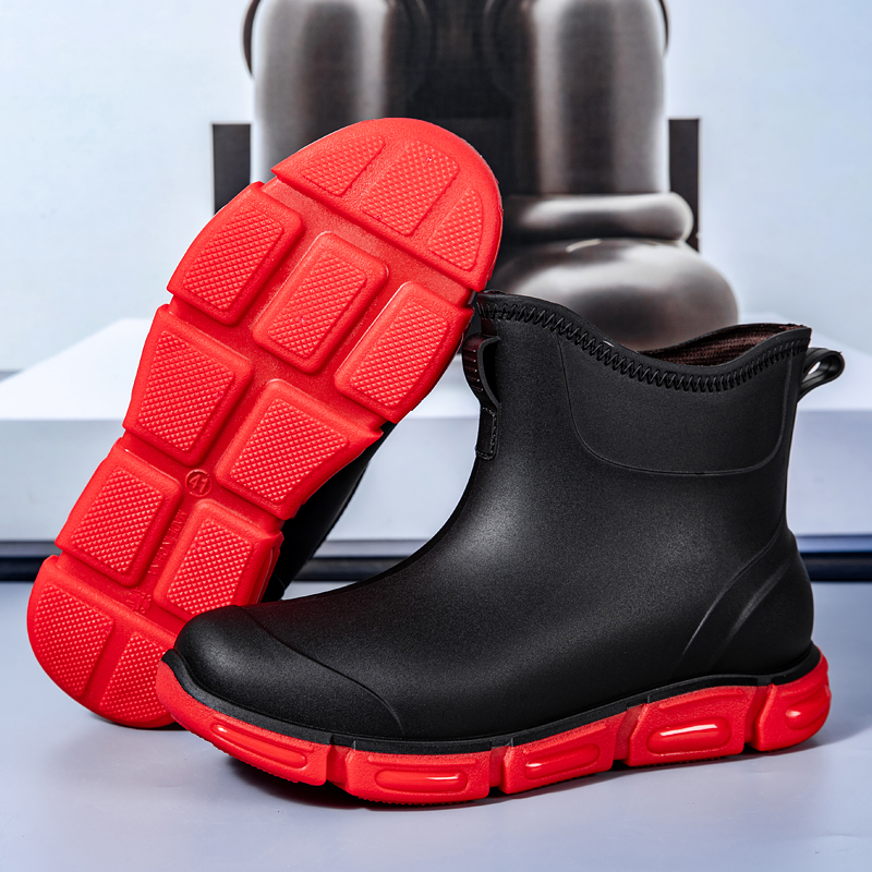 Fashion Men's Short Rain Boots - Kitchen Up 评论和价格
