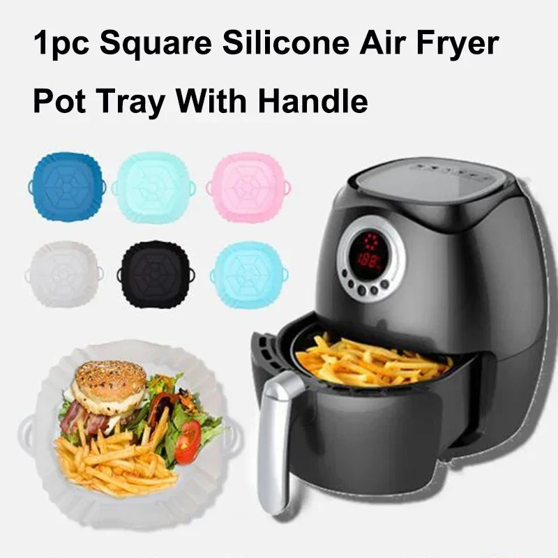 1PC Silicone Air Fryer Basket, - Kitchen And Baking Equipment 评论和价格