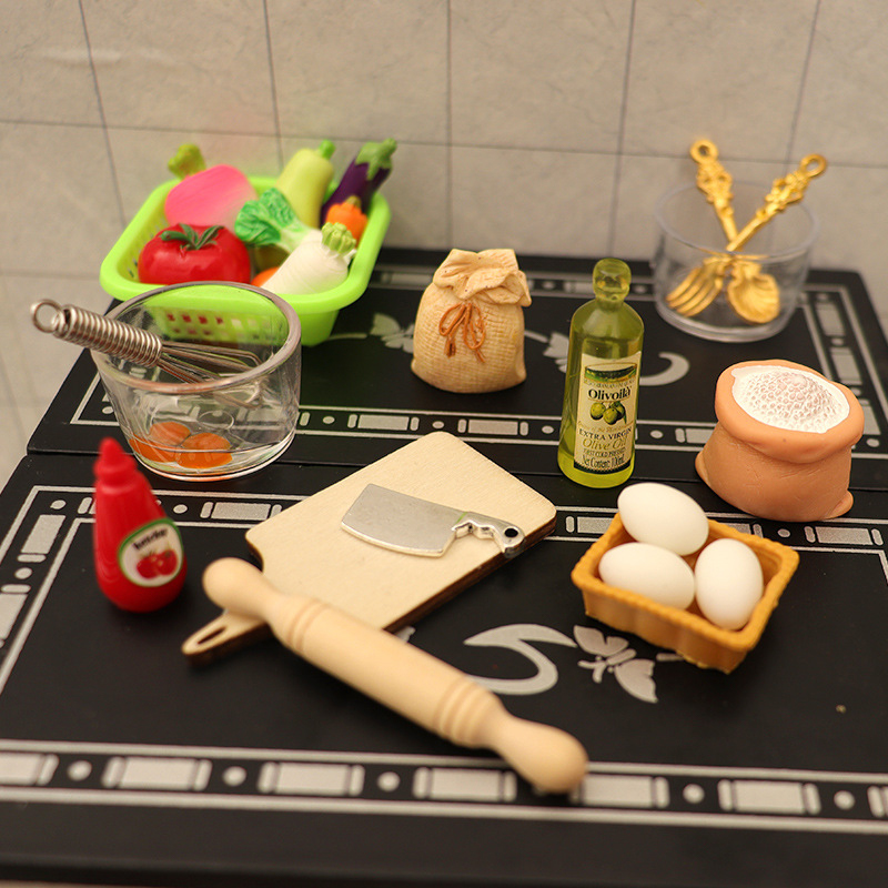 1/12 Dollhouse Miniature Kitch - Kitchen And Baking 评论和价格