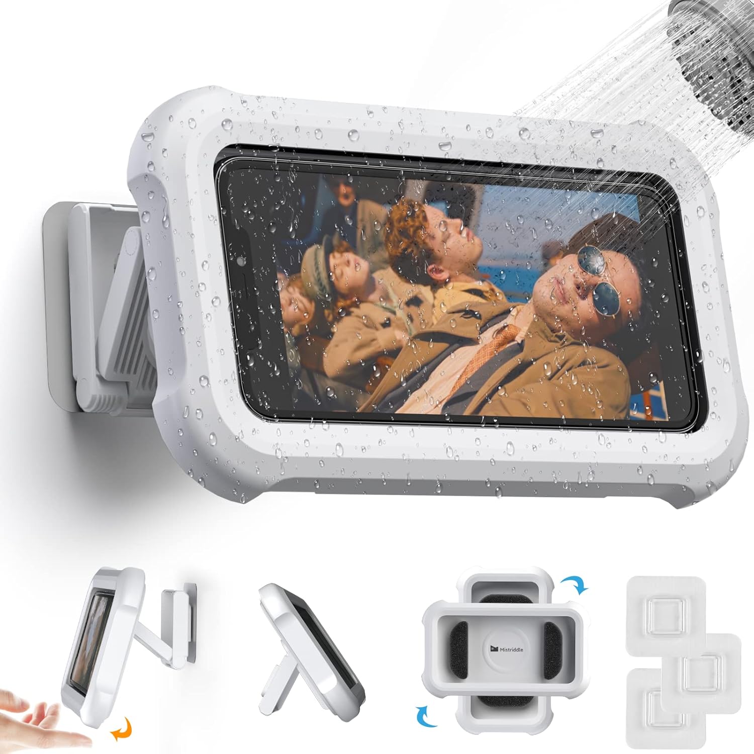 Waterproof Shower Phone Holder - Kitchen Up 评论和价格