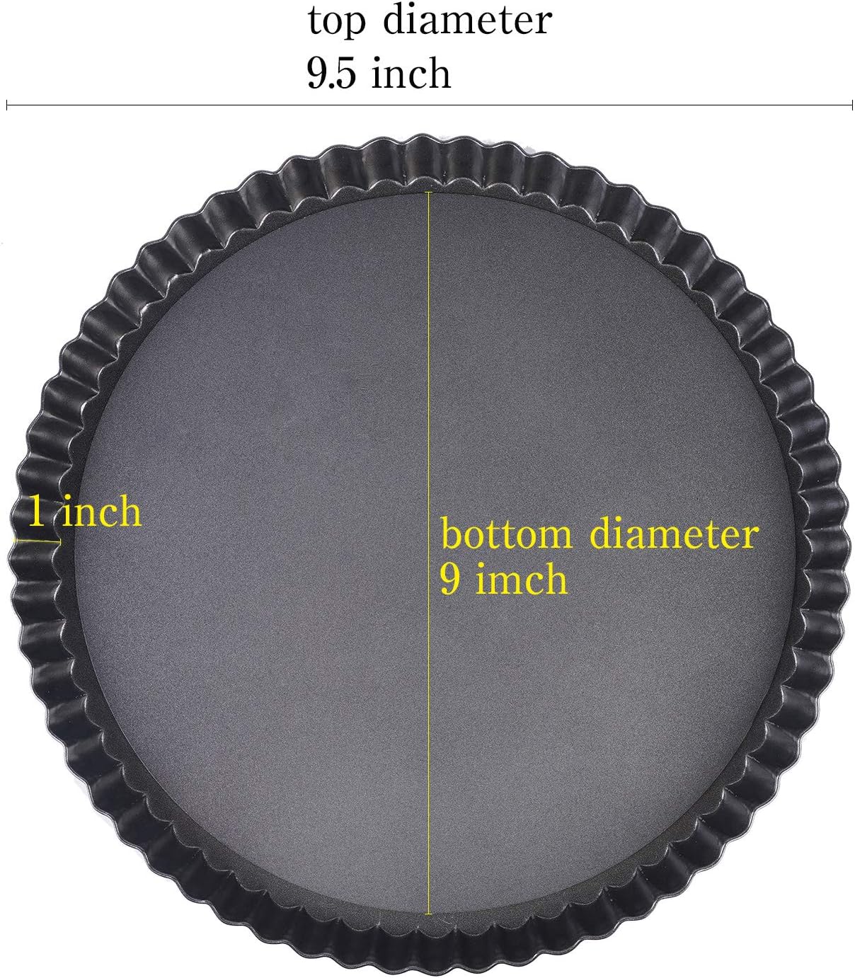 RICHSC-PAN Tart Pan, 9 Inch Ta - Tart Pan Loose 评论和价格
