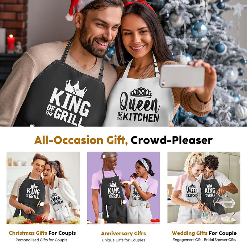 Polyester Neck Adjustable Apro - Kitchen Queen 评论和价格