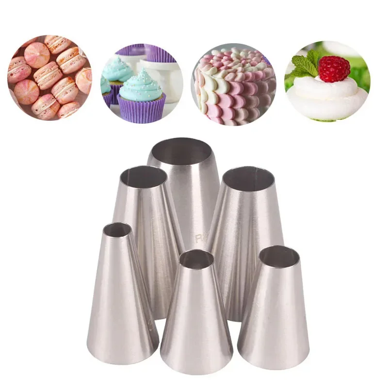 Round Mouth Pastry Nozzles Sta - Kitchen And Baking Equipment 评论和价格