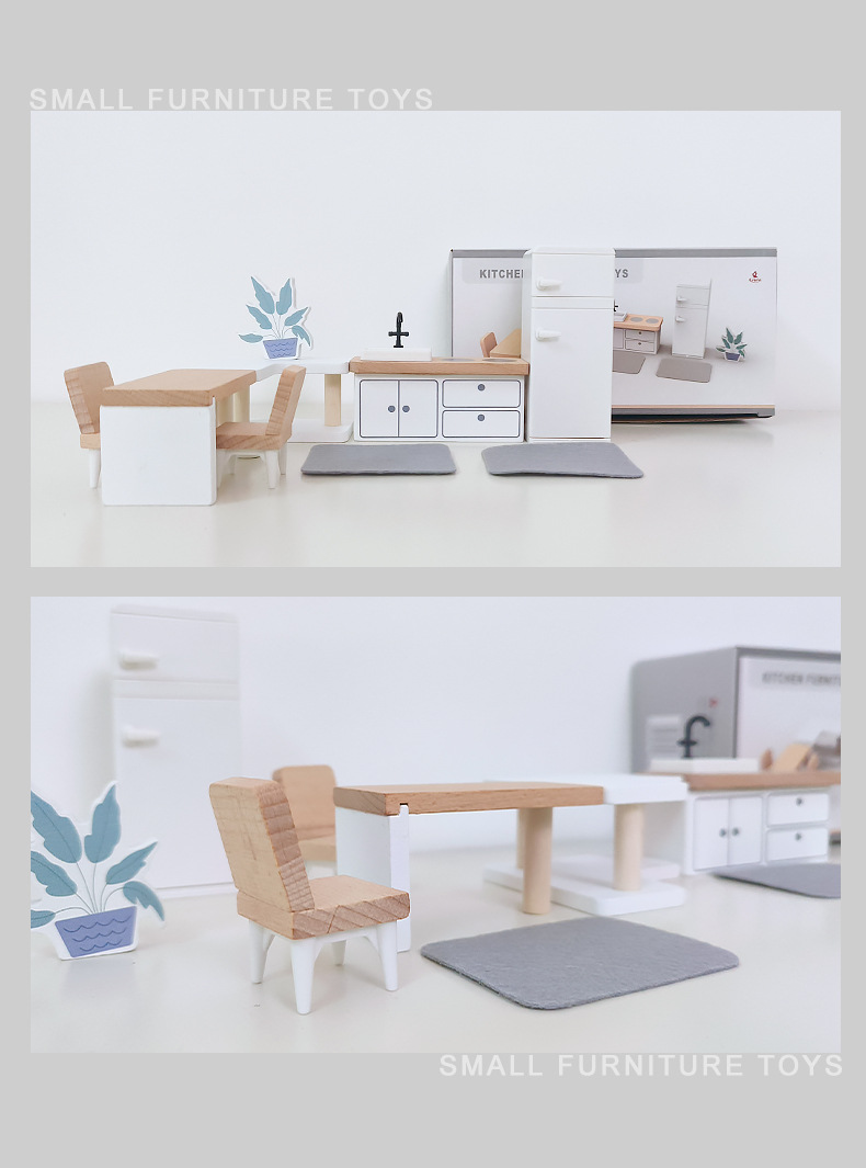 Modern dollhouse furniture kit - Kitchen Queen 评论和价格