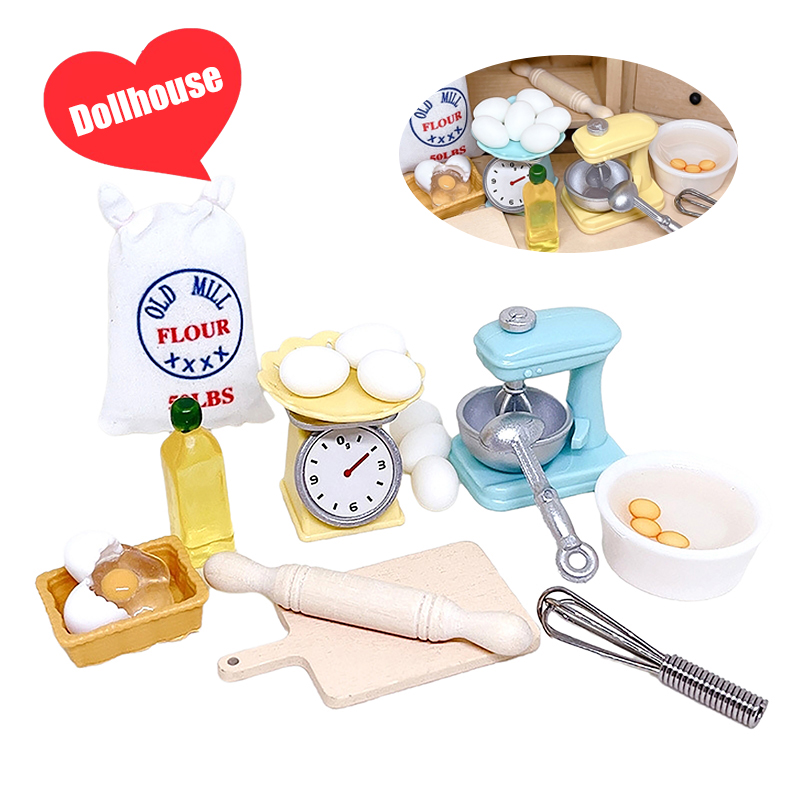 1Set 1:12 Dollhouse Miniature  - Kitchen And Baking 评论和价格