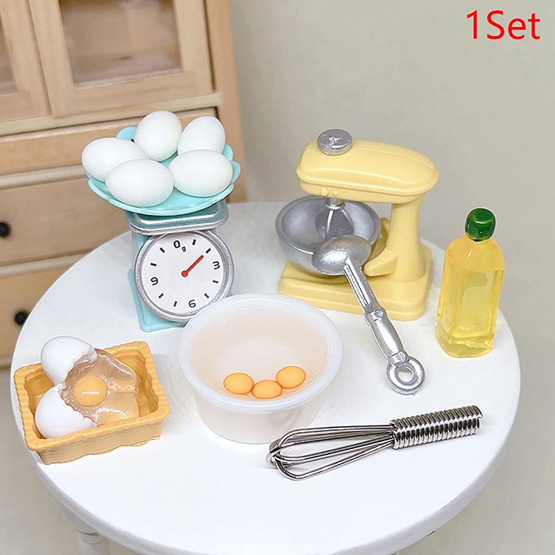 1Set 1:12 Dollhouse Miniature  - Kitchen And Baking 评论和价格