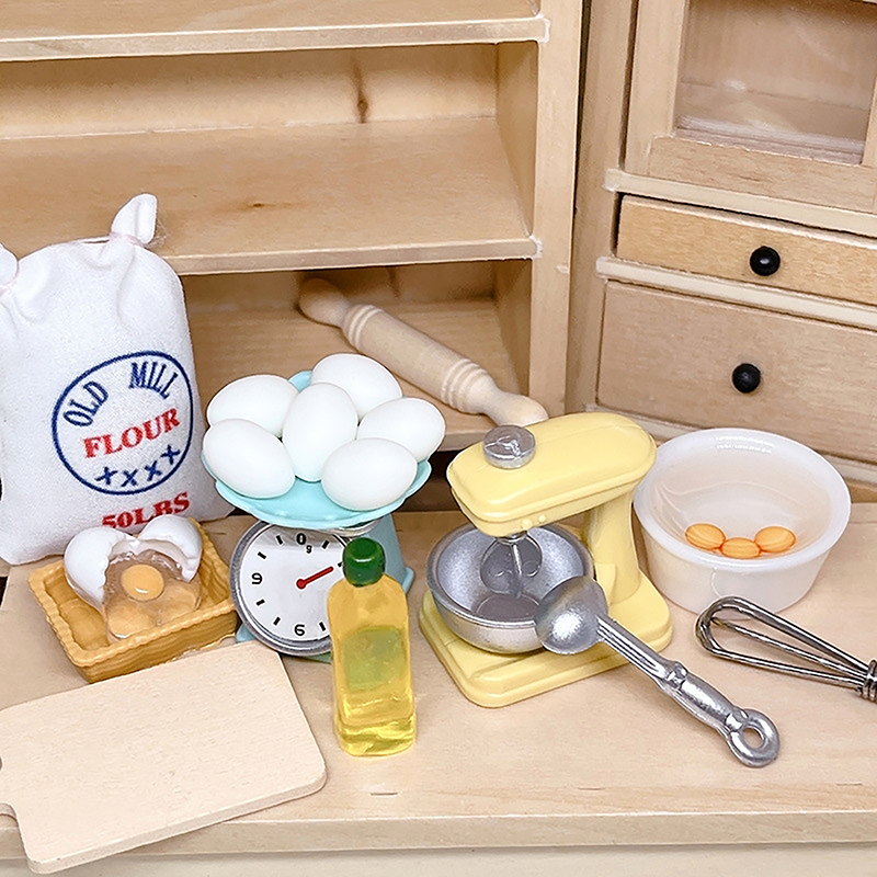 1Set 1:12 Dollhouse Miniature  - Kitchen And Baking 评论和价格