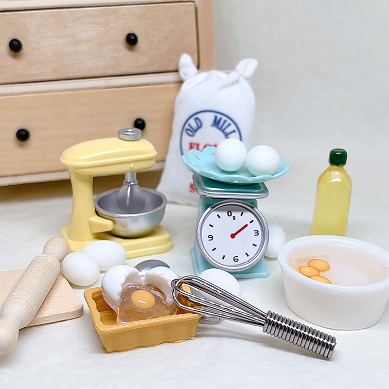 1Set 1:12 Dollhouse Miniature  - Kitchen And Baking 评论和价格