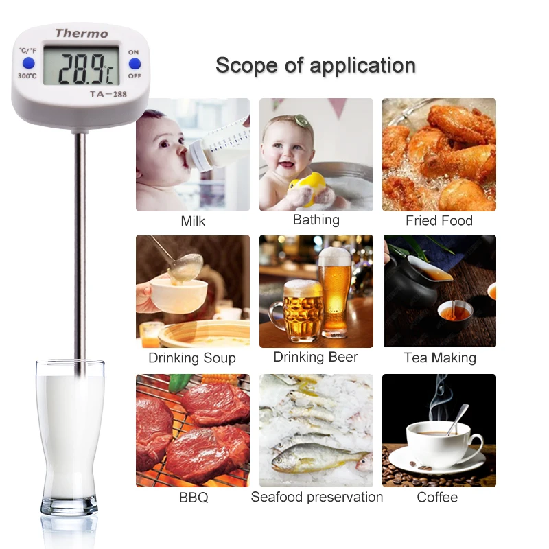 TA288 LCD Digital Food Thermom - Kitchen Quiz 评论和价格
