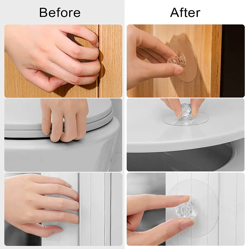 2/10Pcs Punch-free Drawer Knob - Kitchen Queen 评论和价格