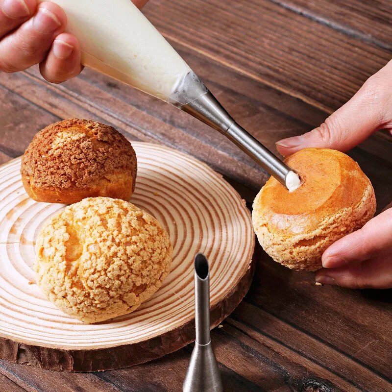 1PC Stainless Steel Puff Mouth - Kitchen And Baking Equipment 评论和价格