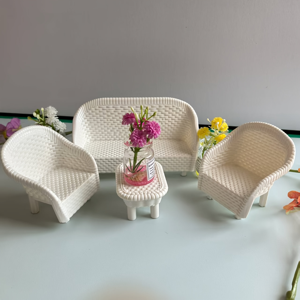 4 Mini Coffee Table and Chair  - Kitchen Queen 评论和价格