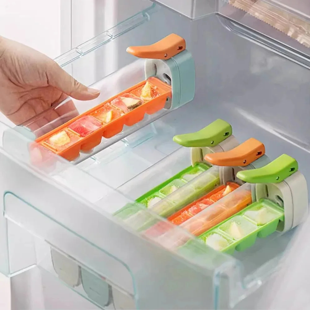 One-Hand Press Ice Cube Tray P - Kitchen Up 评论和价格