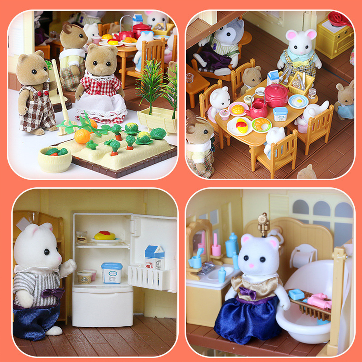 Miniature Furniture 1:12 Dollh - Kitchen Queen 评论和价格